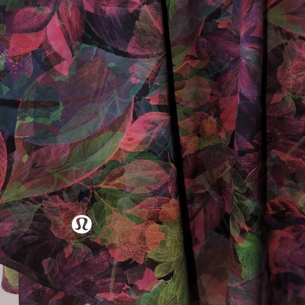 Lululemon Court Rival High-Rise Skirt 2 Vivid Floral Tone Multi